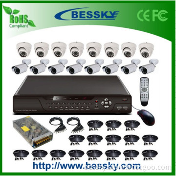 16CH Indoor / Outdoor CCTV Security System (BE-8116V8IB8RI Series)